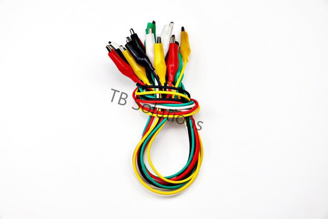 Krokodil Klemmen Kabel Set