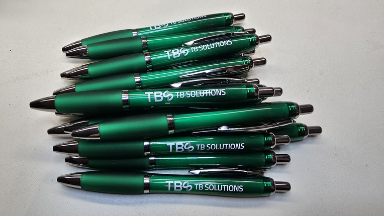 TB Solutions Kugelschreiber grün/weiß