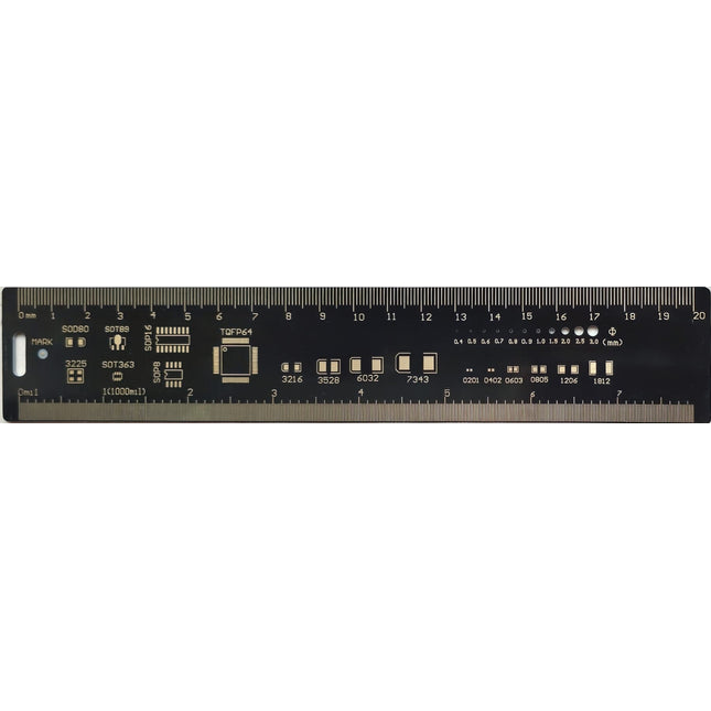 Leiterplatten Lineal 20 cm