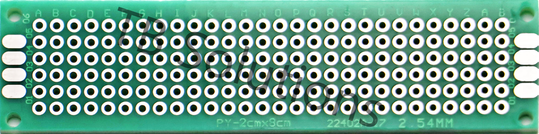 Lochrasterplatine einseitig
