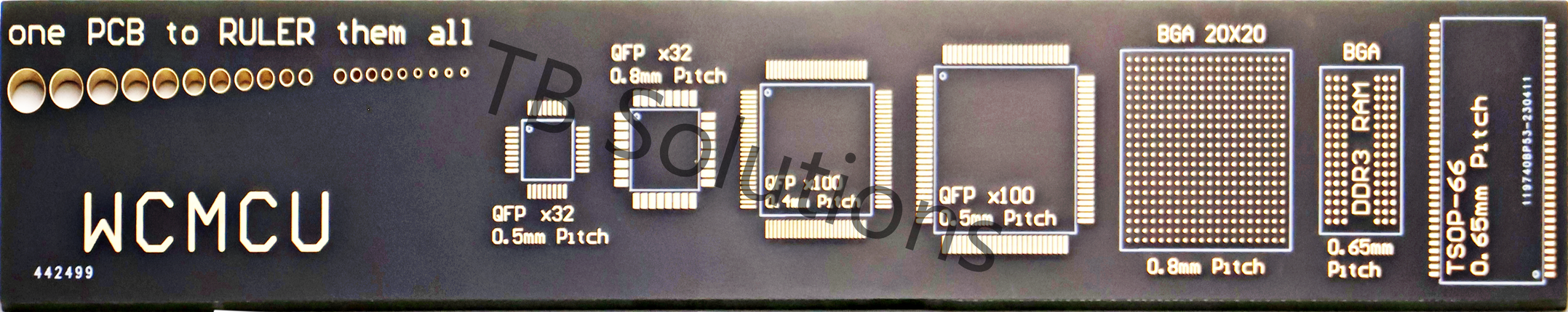 Leiterplatten Lineal 15 cm
