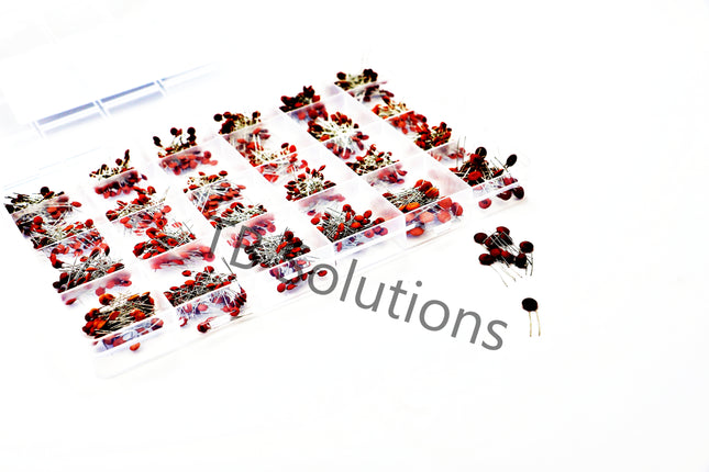 Keramik-Kondensator-Sortiment, 960 pcs., 24 Werte je 40 Stk., 2 pF - 100 nF