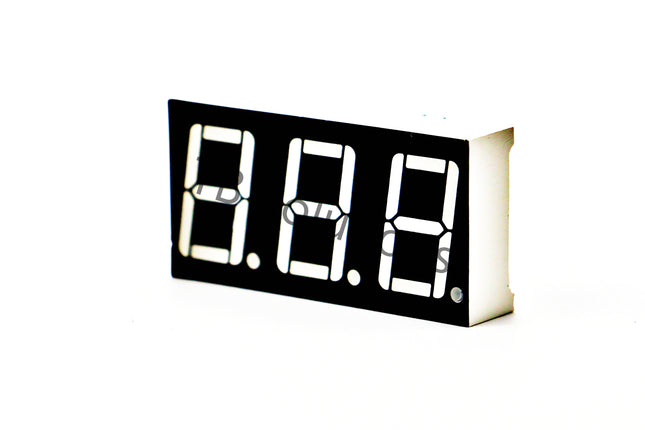 7-Segmentanzeige rot dreistellig