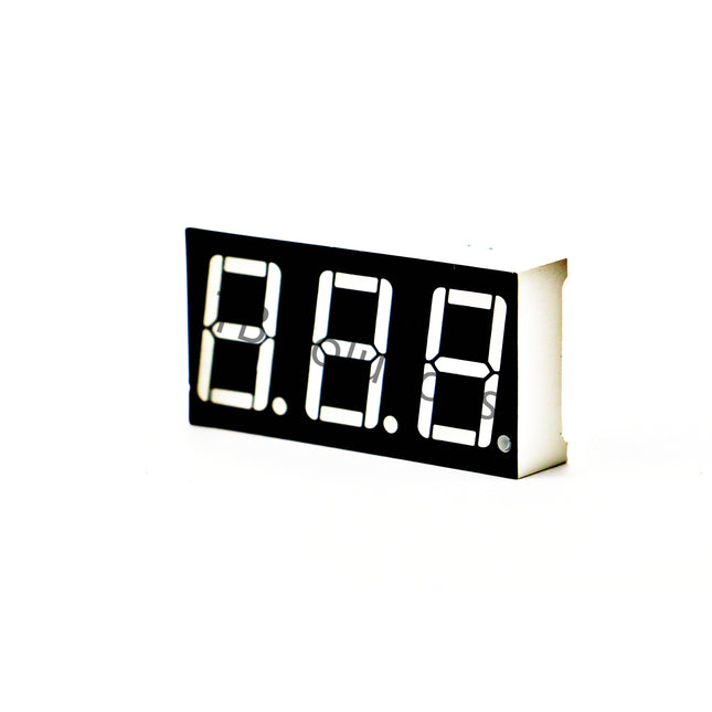 7-Segmentanzeige rot dreistellig