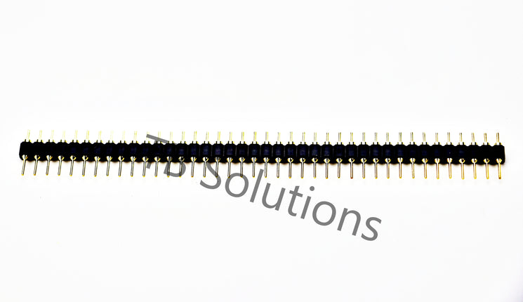 Stiftleiste 1 x 40 pin, gedreht,  2.54 mm, kürzbar