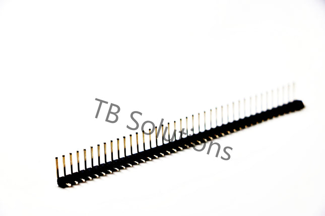 Stiftleiste gewinkelt, 90°, 1 x 40 pin, 2.54 mm, kürzbar